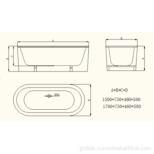 Bathtub with Skirt CUPC Project Freestanding Skirted Cast Iron Bathtub Factory